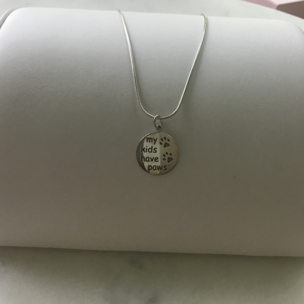 Sterling My Kids have Paws Necklace - Picture 13 of 16